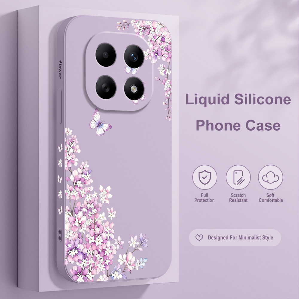 Fioletowe etui z motywem kwiat – Phone Cases Xiaomi 15 recenzja i cena