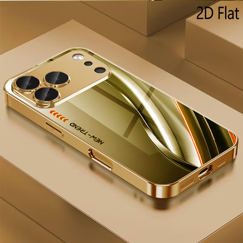 Złoty, aerodynamiczny wzór na  – Phone Cases H&M recenzja i cena