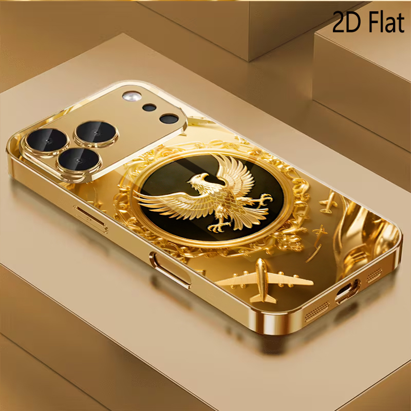 Wzór złotego skrzydła na szkle – Phone Cases H&M recenzja i cena